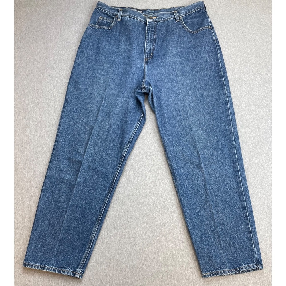 Lands End Jeans Womens 18 Blue 100% Cotton High-Rise Tapered